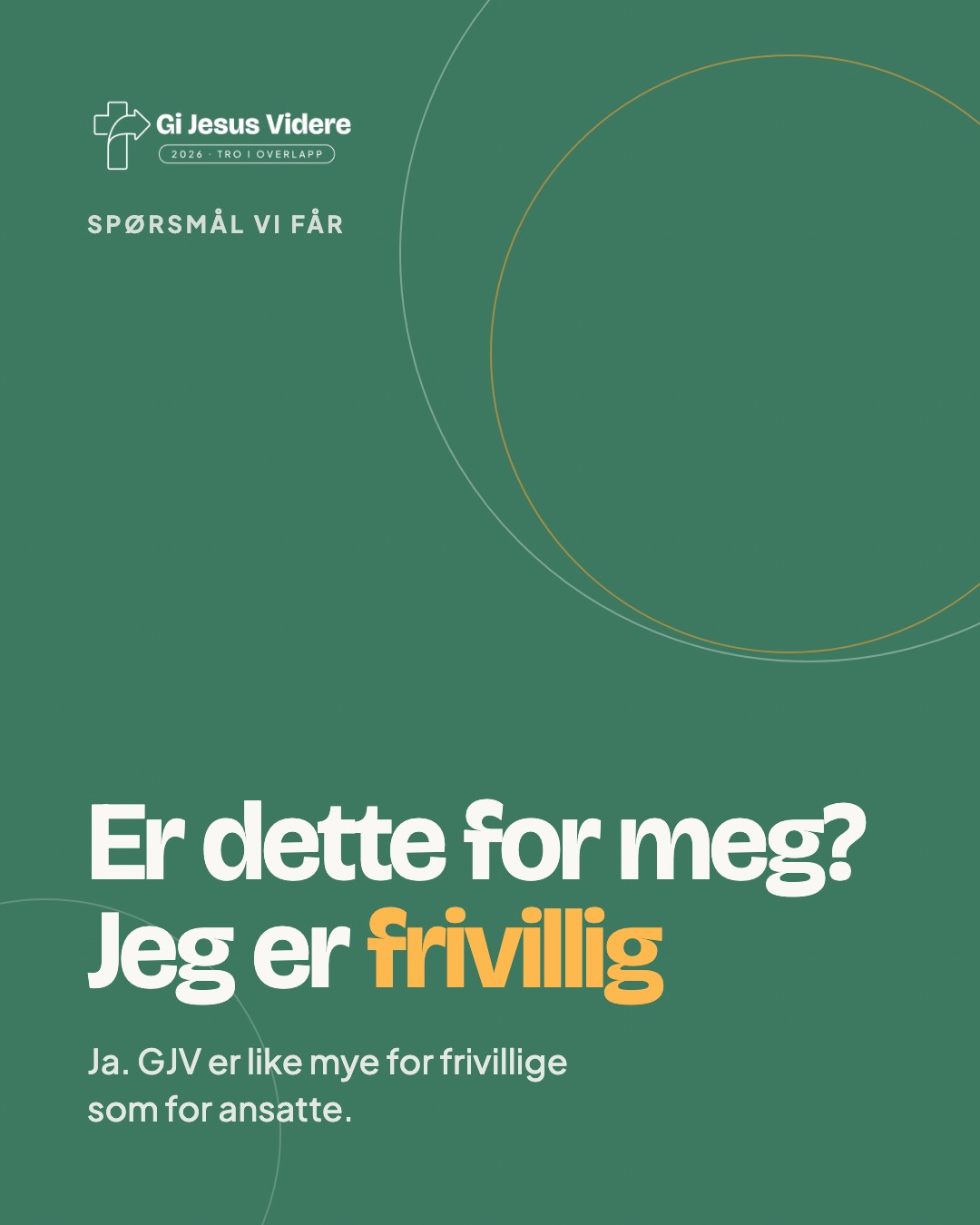 «Jeg er frivillig, ikke ansatt»